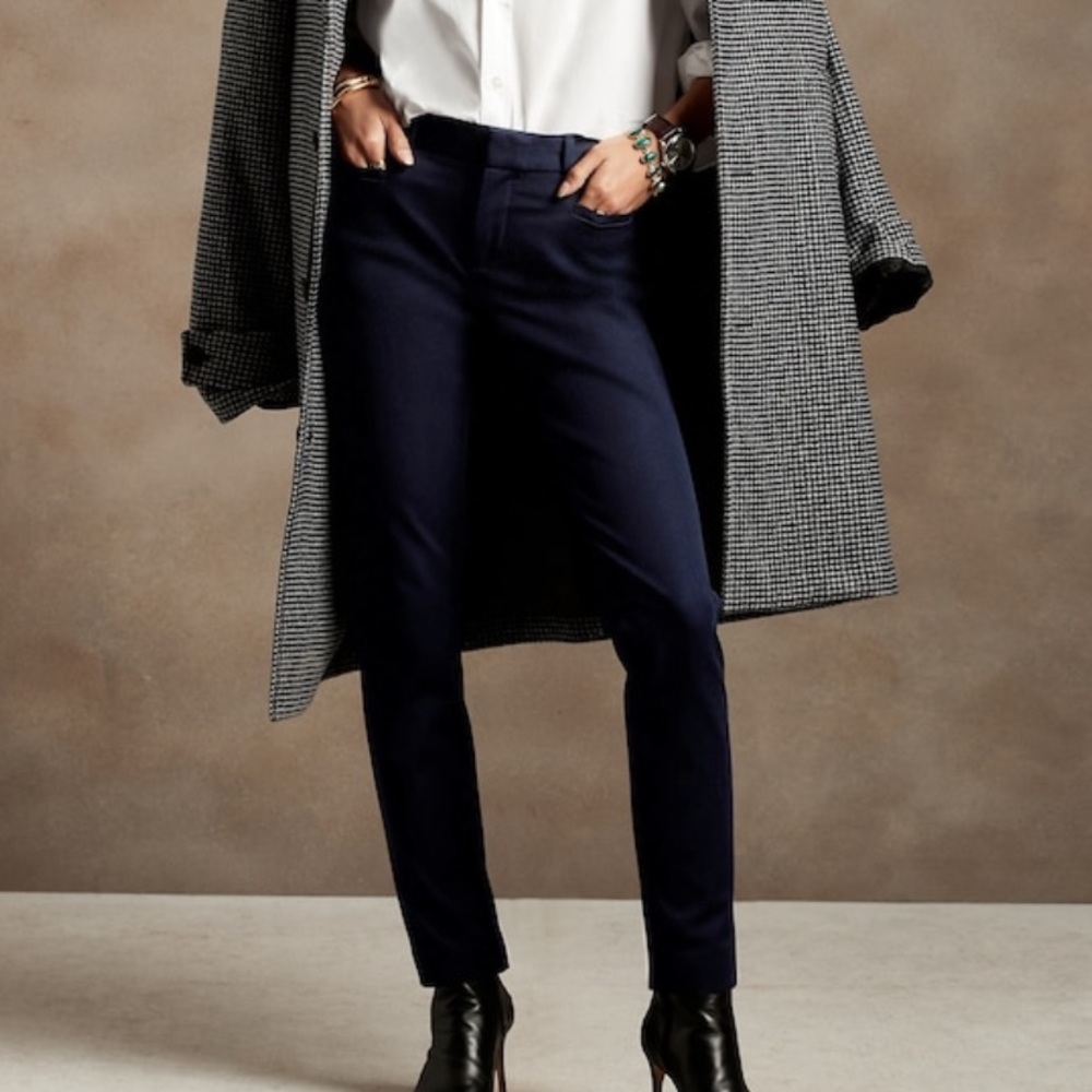 Banana Republic Sloan Trouser Navy